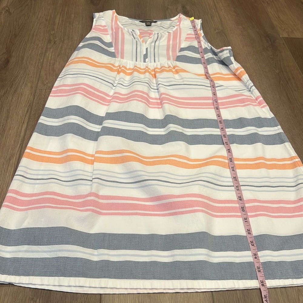 Tommy Bahama Blue and Pink Striped Dress - Picture 3 of 13